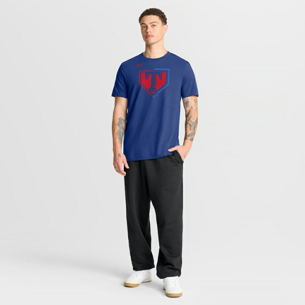Royal Texas Rangers Nike Icon T-Shirt