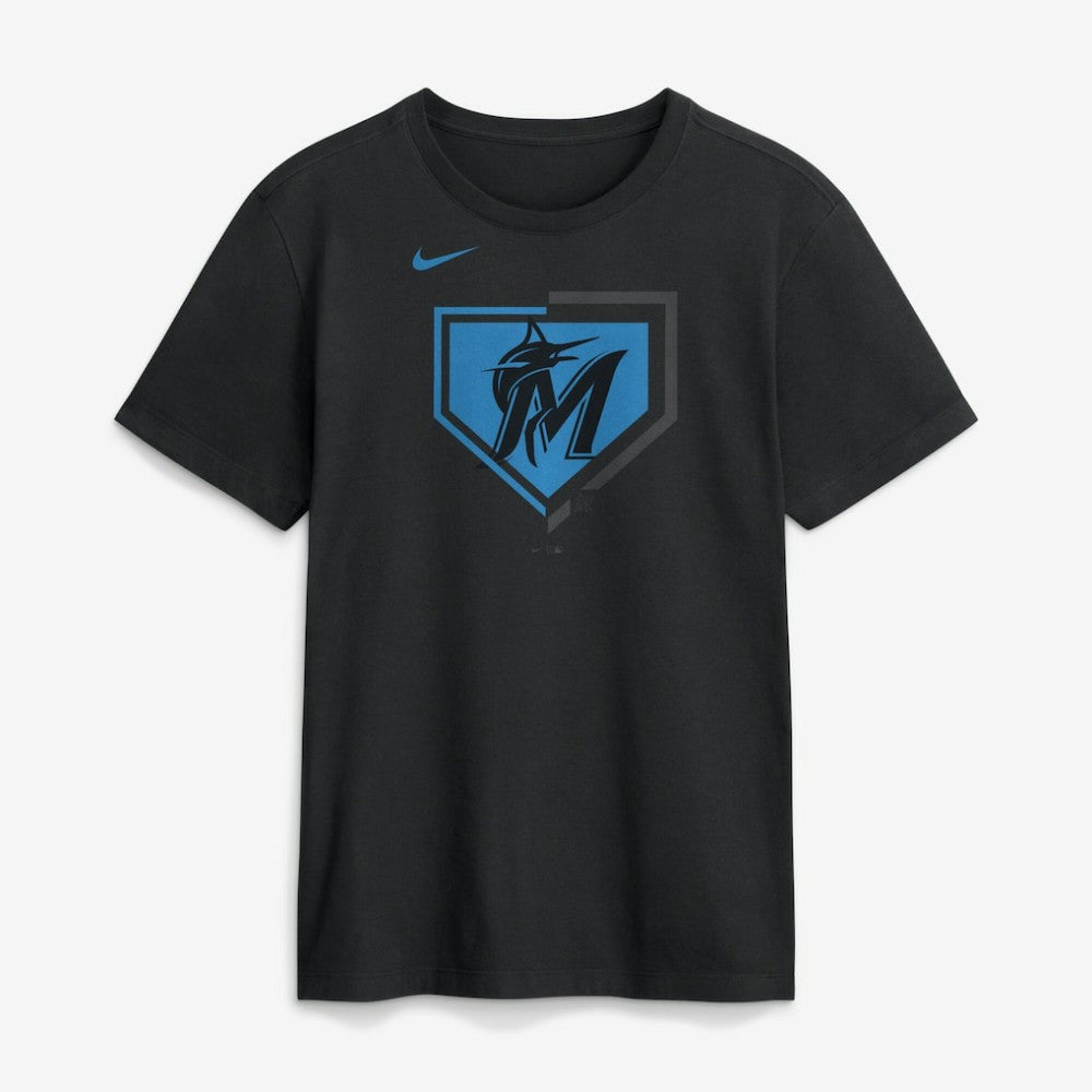 Black Miami Marlins Nike Icon T-Shirt