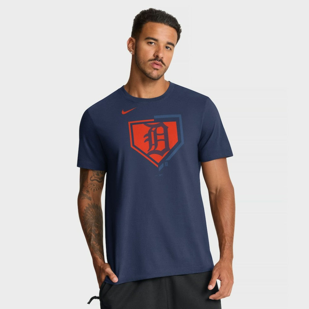 Navy Detroit Tigers Nike Icon T-Shirt