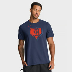 Navy Detroit Tigers Nike Icon T-Shirt
