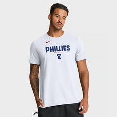 White Philadelphia Phillies Nike Bold Team Name T-Shirt