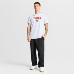 White Detroit Tigers Nike Bold Team Name T-Shirt