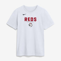 White Cincinnati Reds Nike Bold Team Name T-Shirt