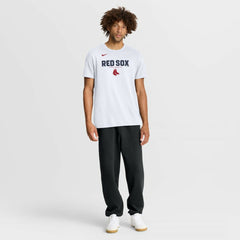 White Boston Red Sox Nike Bold Team Name T-Shirt