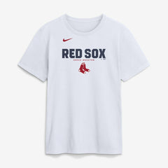 White Boston Red Sox Nike Bold Team Name T-Shirt