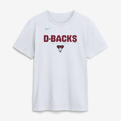 White Arizona Diamondbacks Nike Bold Team Name T-Shirt