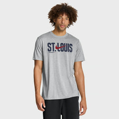 Heather Gray St. Louis Cardinals Nike Swoosh Legend Dri-FIT T-Shirt
