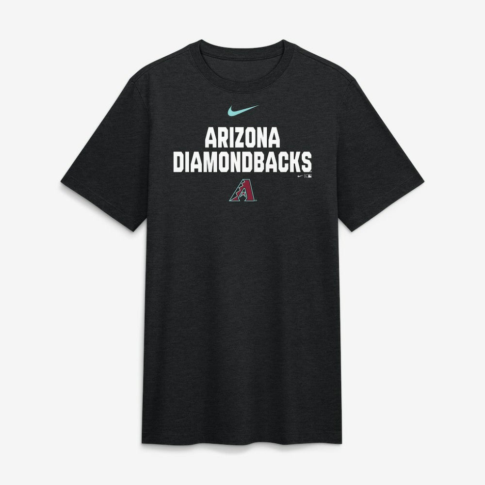 Heather Black Arizona Diamondbacks Nike Stacked Tri-Blend T-Shirt