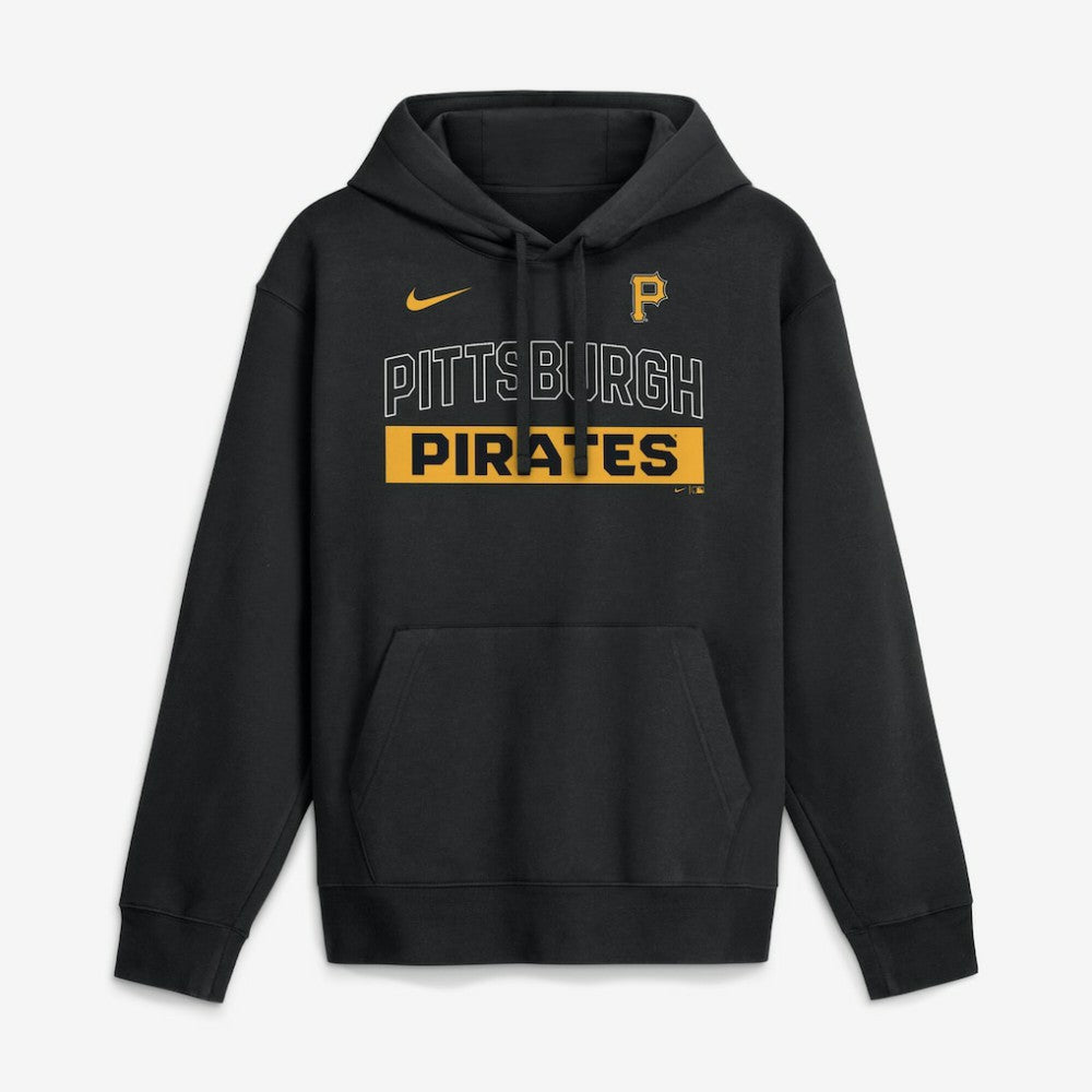Black Pittsburgh Pirates Nike Primetime Club Hoodie