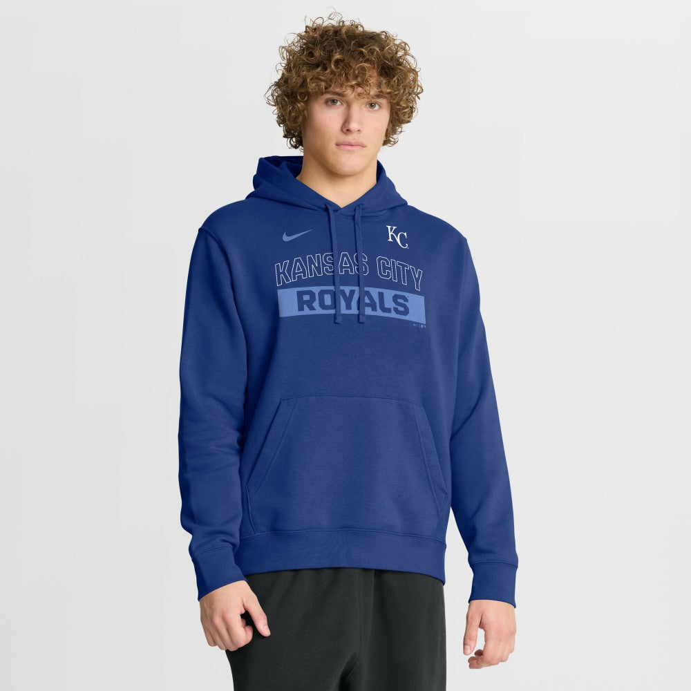 Royal Kansas City Royals Nike Primetime Club Hoodie