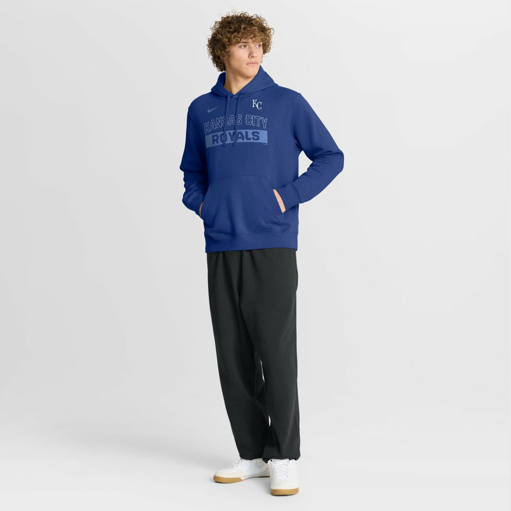 Royal Kansas City Royals Nike Primetime Club Hoodie