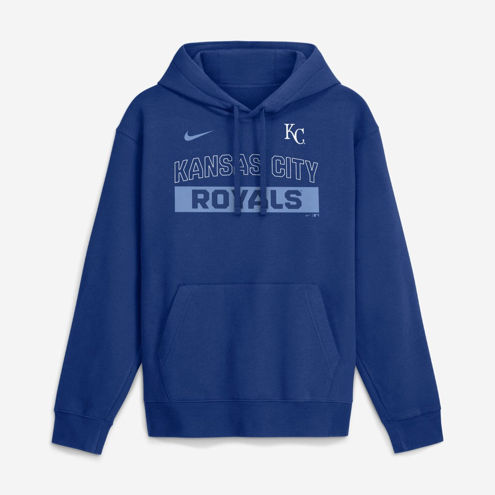 Royal Kansas City Royals Nike Primetime Club Hoodie