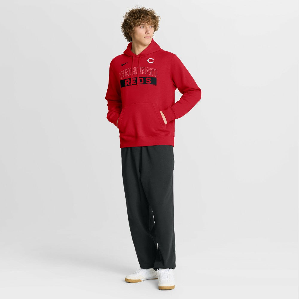 Red Cincinnati Reds Nike Primetime Club Hoodie