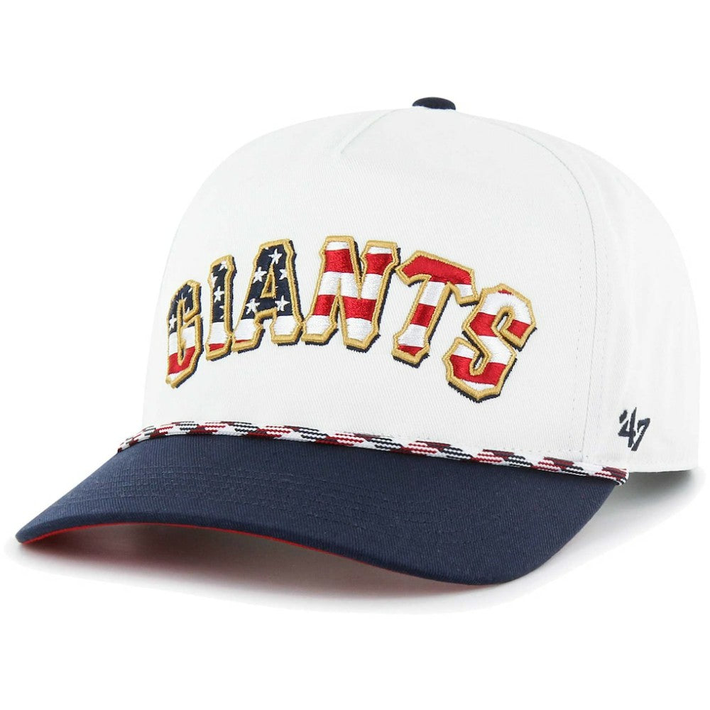 White San Francisco Giants '47 Flag Script Hitch Snapback Hat