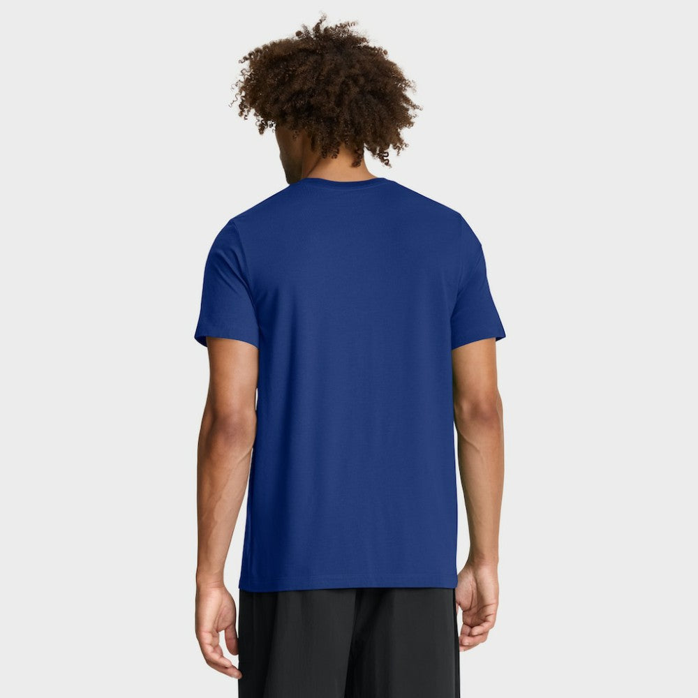 Royal Chicago Cubs Nike Tri-Blend Logo T-Shirt