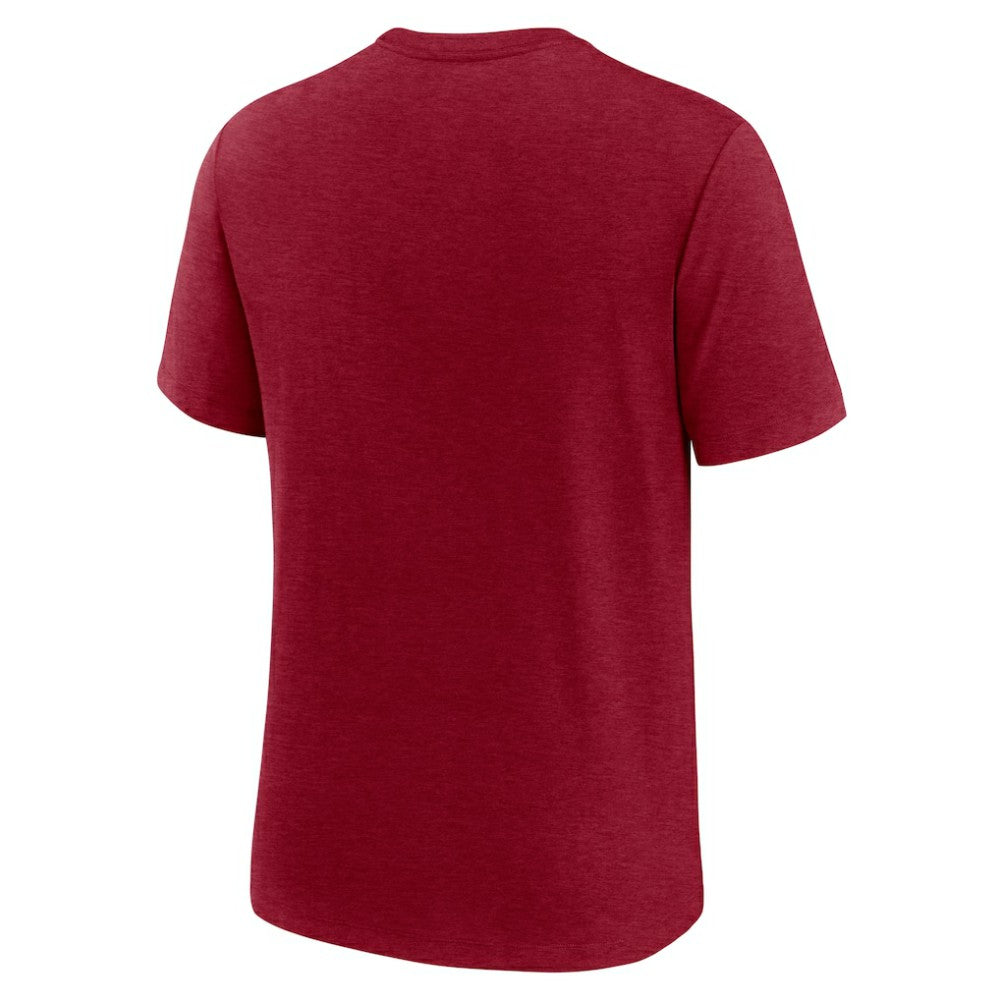 Red Arizona Diamondbacks Nike Tri-Blend Logo T-Shirt