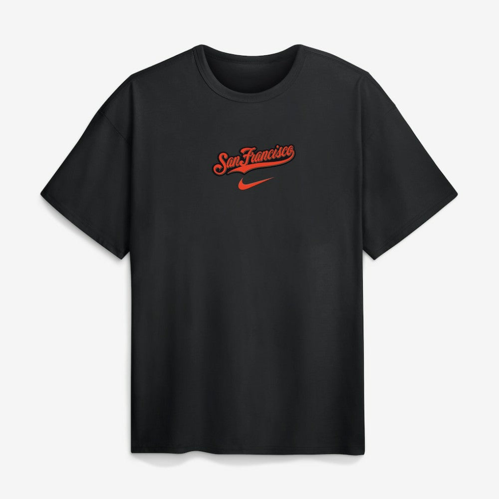 Black San Francisco Giants Nike City Name Max 90 T-Shirt
