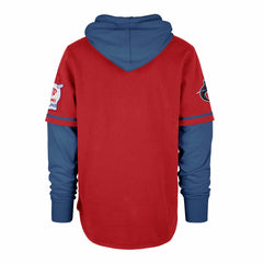 Red Miami Marlins '47 City Connect Trifecta Shortstop Pullover Hoodie