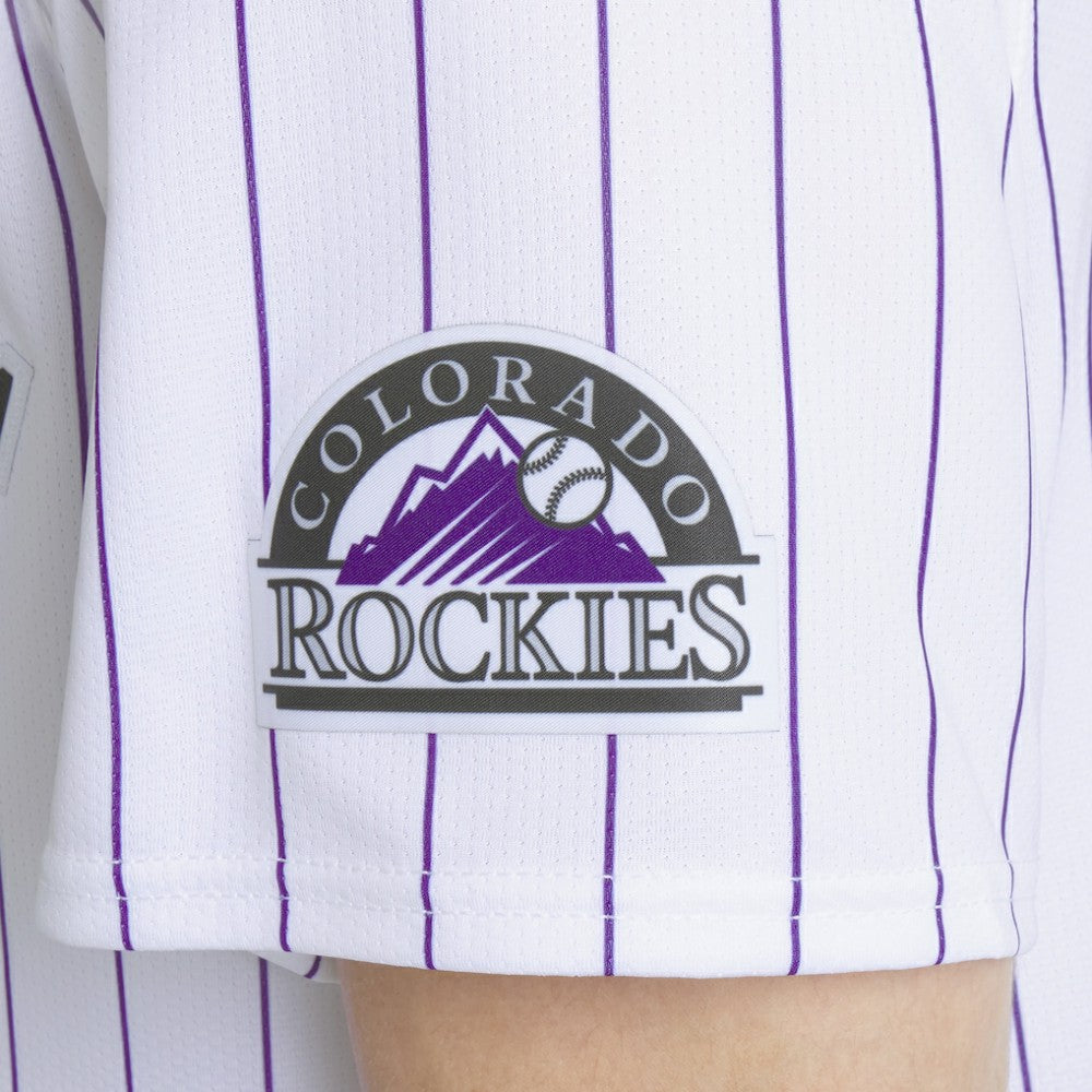 White Colorado Rockies Nike Home Limited Player Jersey