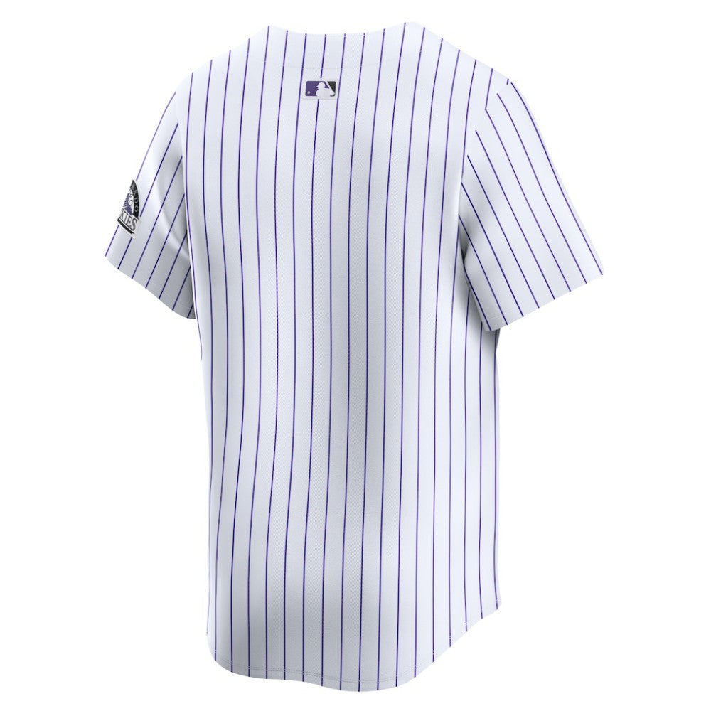 White Colorado Rockies Nike Home Limited Player Jersey