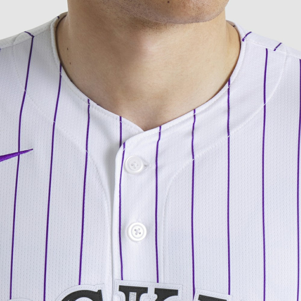 White Colorado Rockies Nike Home Limited Player Jersey