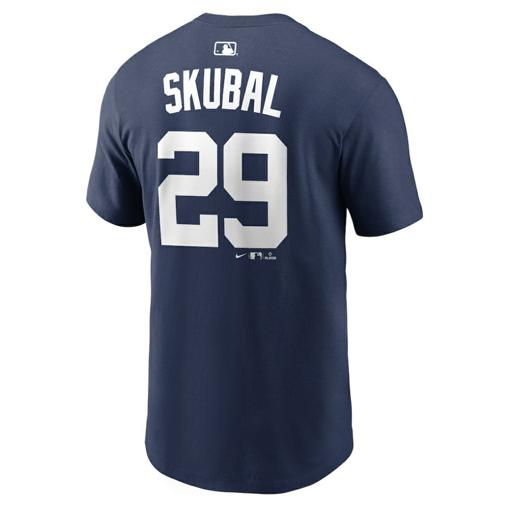 Navy Tarik Skubal Detroit Tigers Nike Home Name & Number T-Shirt