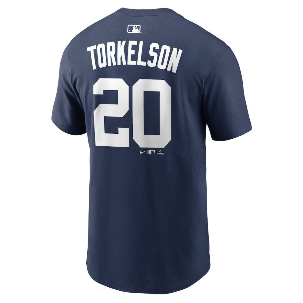 Navy Spencer Torkelson Detroit Tigers Nike Home Name & Number T-Shirt