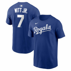 Royal Bobby Witt Jr. Kansas City Royals Nike Name & Number T-Shirt