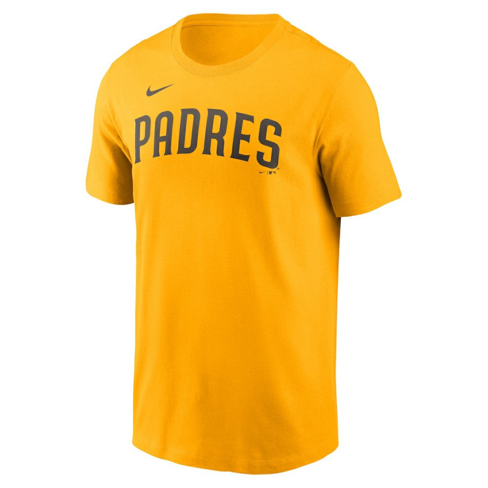Gold Fernando Tatis Jr. San Diego Padres Nike Name & Number T-Shirt