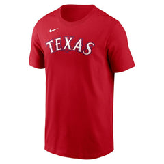 Red Corey Seager Texas Rangers Nike  Name & Number T-Shirt