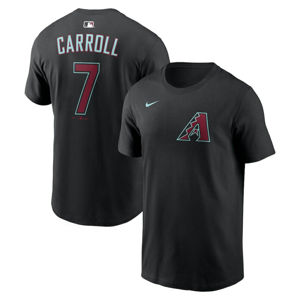 Black Corbin Carroll Arizona Diamondbacks Nike Name & Number T-Shirt