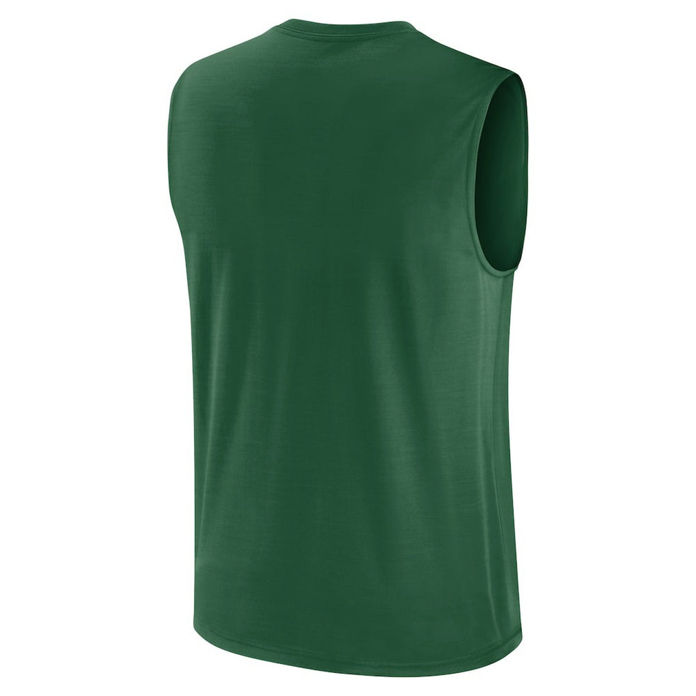 Large Logo Lightweight Dri-FIT Muscle Tank Top - New York Jets Tops