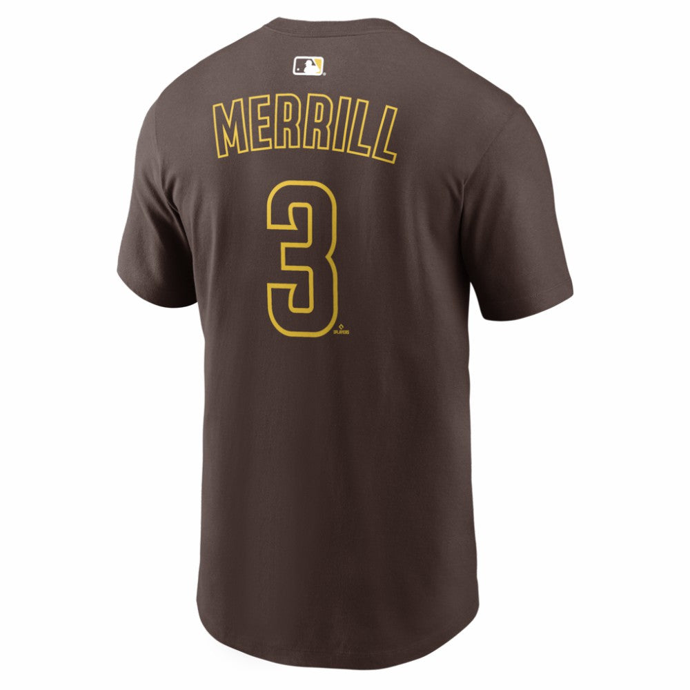Brown Jackson Merrill San Diego Padres Nike Home Name & Number T-Shirt