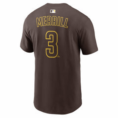 Brown Jackson Merrill San Diego Padres Nike Home Name & Number T-Shirt