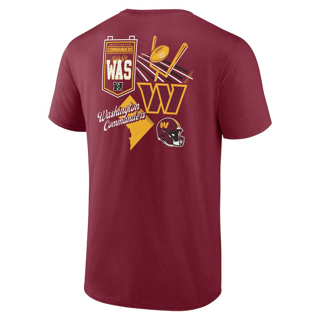 Split Zone T-Shirt - Washington Commanders T-shirts