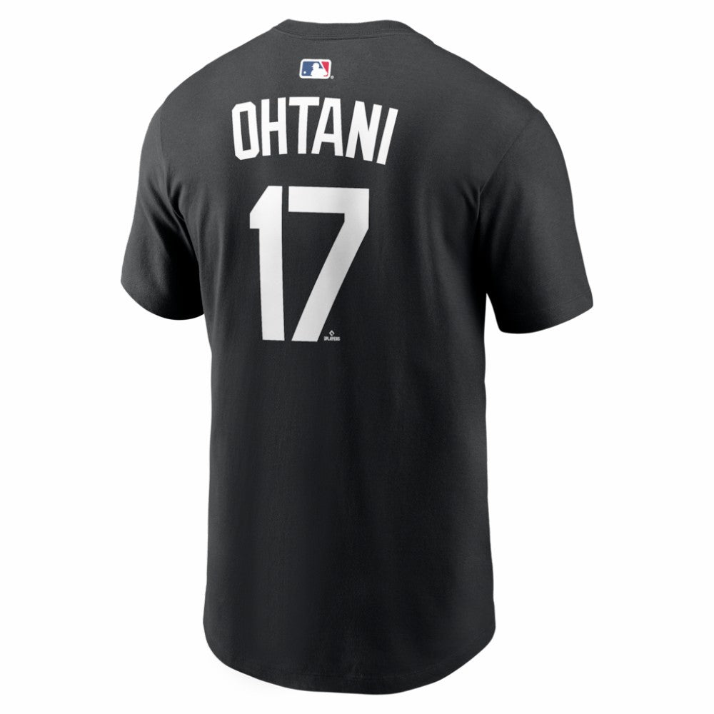Black Shohei Ohtani Los Angeles Dodgers Nike Name & Number T-Shirt