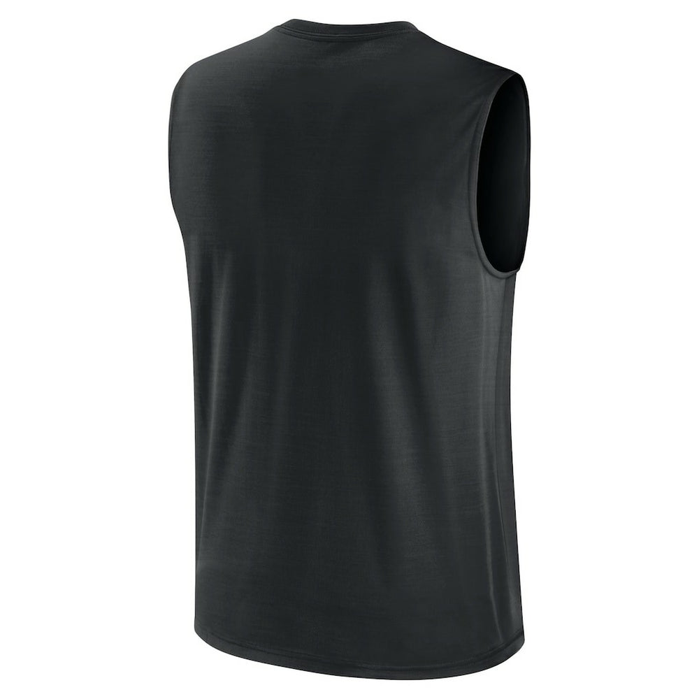 Large Logo Lightweight Dri-FIT Muscle Tank Top - Pittsburgh Steelers Tops