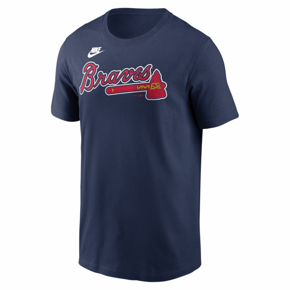 Navy Chipper Jones Atlanta Braves Nike Cooperstown Collection Name & Number T-Shirt