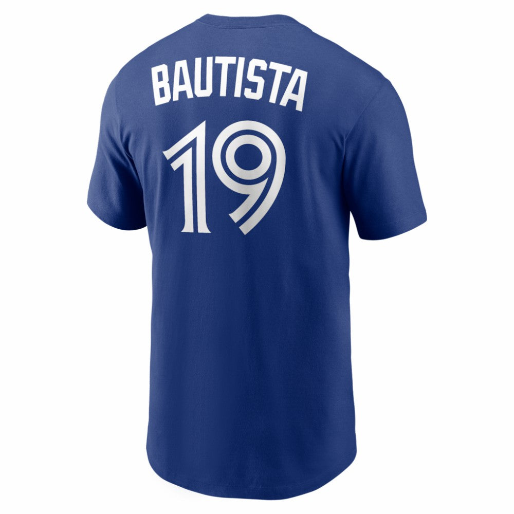 Royal Jose Bautista Toronto Blue Jays Nike Cooperstown Collection Name & Number T-Shirt
