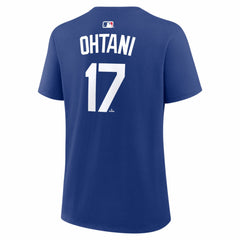 Royal Shohei Ohtani Los Angeles Dodgers Nike Women's Name & Number T-Shirt