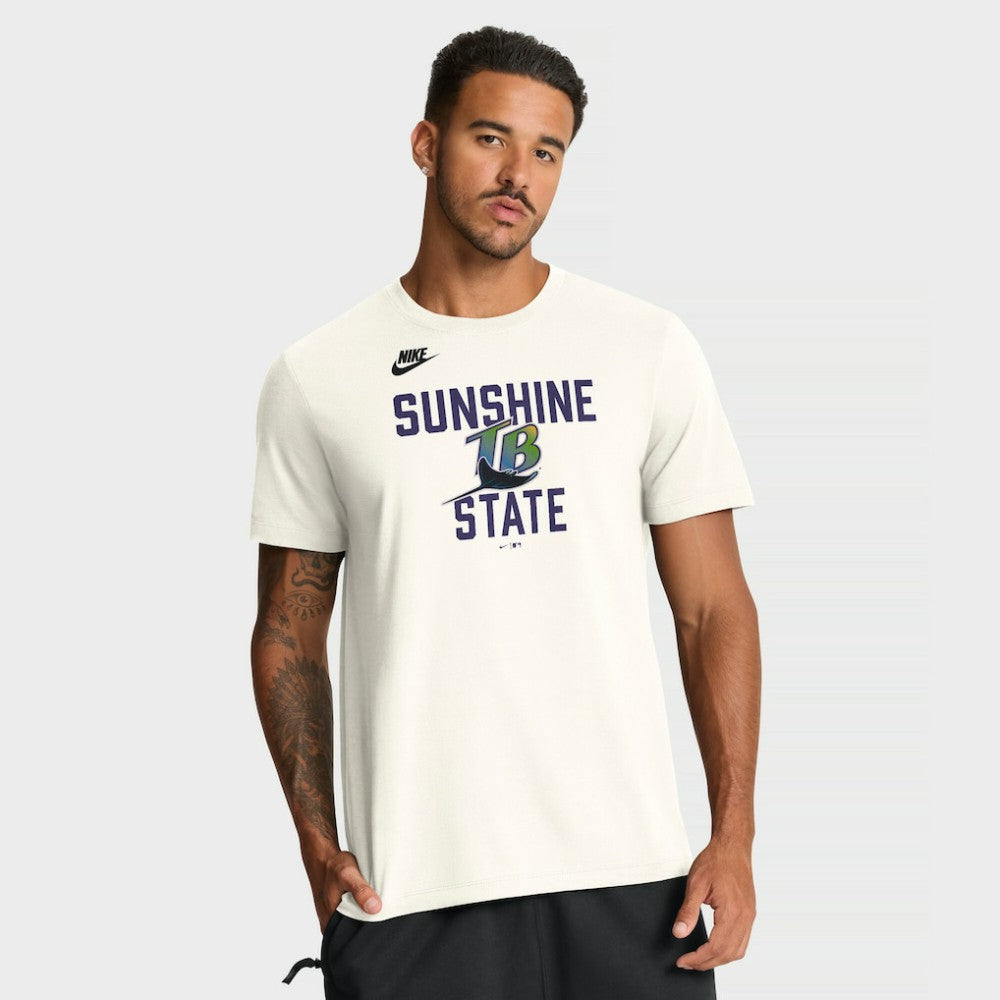 Cream Tampa Bay Rays Nike Cooperstown Collection ‘70s Inspired T-Shirt