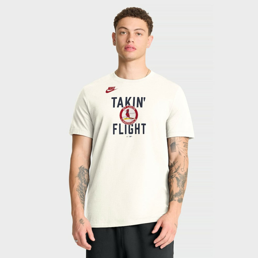 Cream St. Louis Cardinals Nike Cooperstown Collection ‘70s Inspired T-Shirt