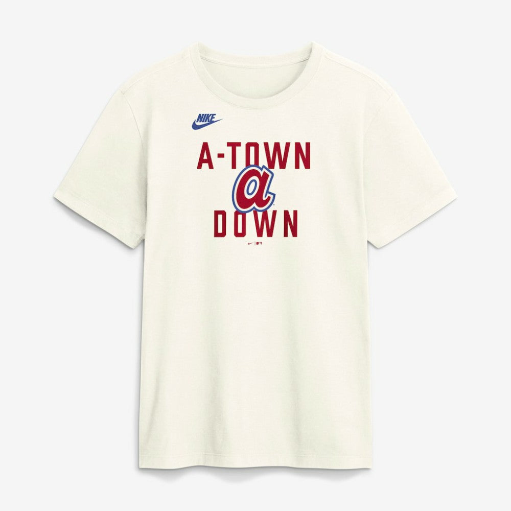 Cream Atlanta Braves Nike Cooperstown Collection ‘70s Inspired T-Shirt
