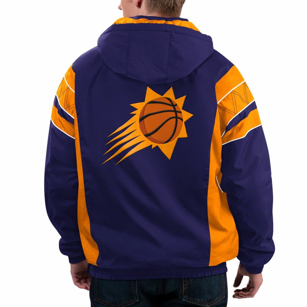 Phoenix Suns Starter Home Team Hoodie Half-Zip Jacket