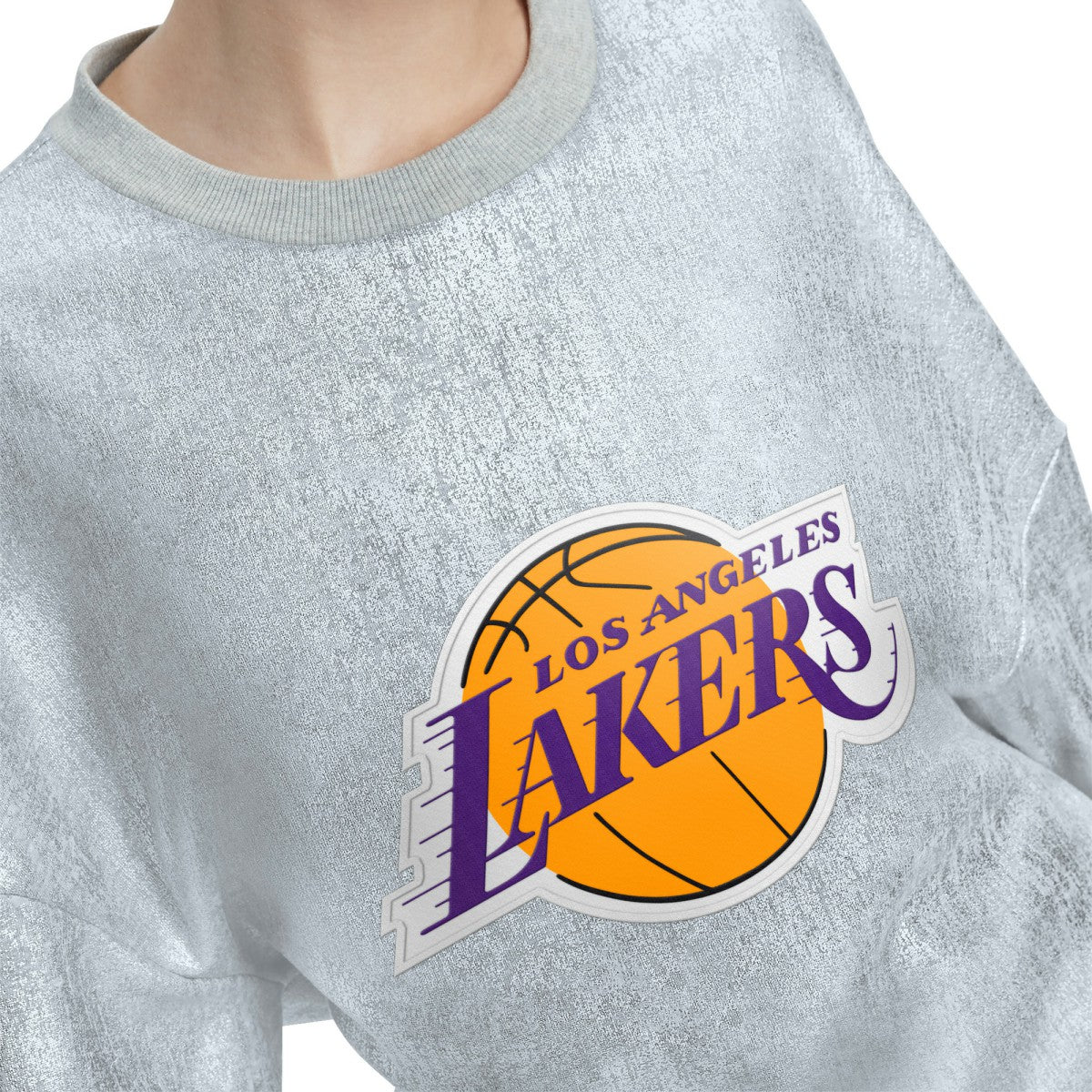 Los Angeles Lakers Tommy Jeans Women's Tracy Pullover Sweatshirt