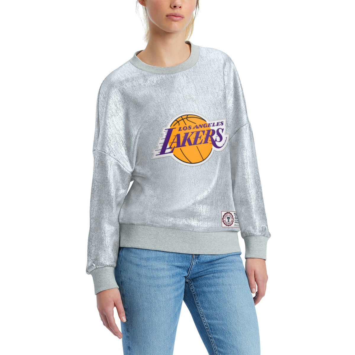 Los Angeles Lakers Tommy Jeans Women's Tracy Pullover Sweatshirt
