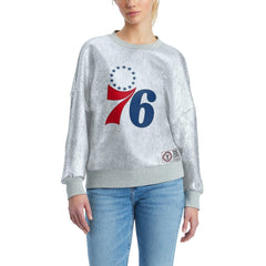 Philadelphia 76ers Tommy Jeans Women's Tracy Pullover Sweatshirt