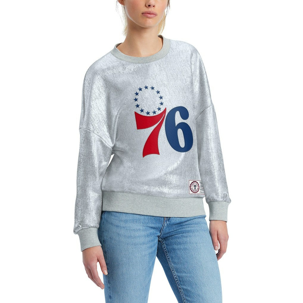 Philadelphia 76ers Tommy Jeans Women's Tracy Pullover Sweatshirt
