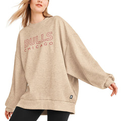 Chicago Bulls DKNY Sport Women's Daisy Tunic Oversized Pullover Sweatshirt sale