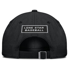 Black Texas Rangers Nike Primetime Club Adjustable Hat